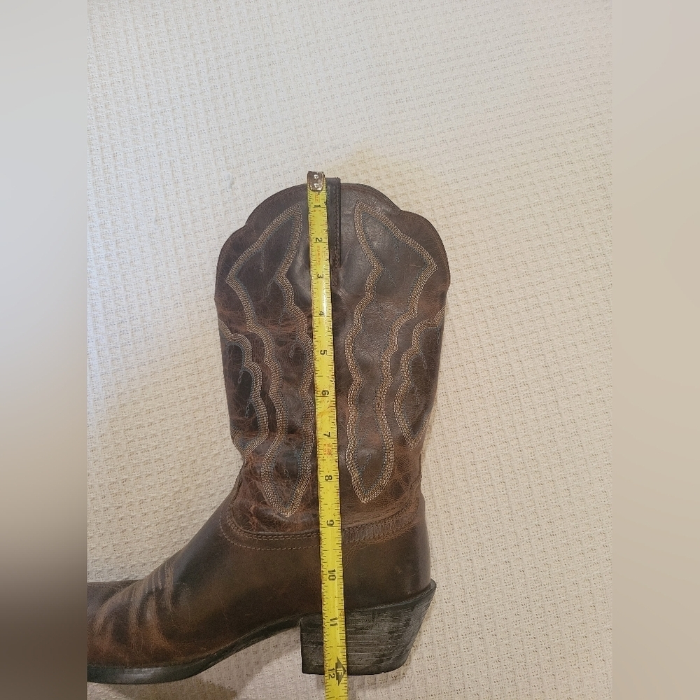 Ariat Distressed Leather Cowboy Boots - Picture 9 of 9
